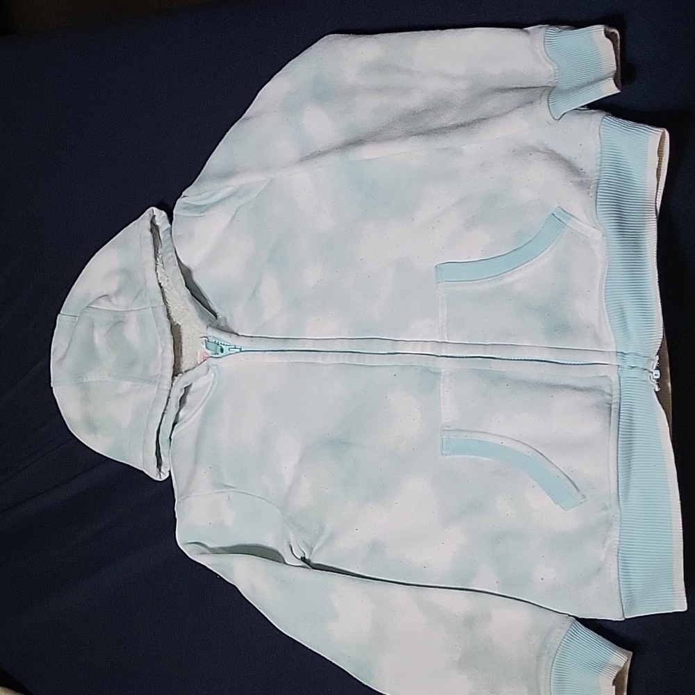 Girls thick fleece zip up jacket